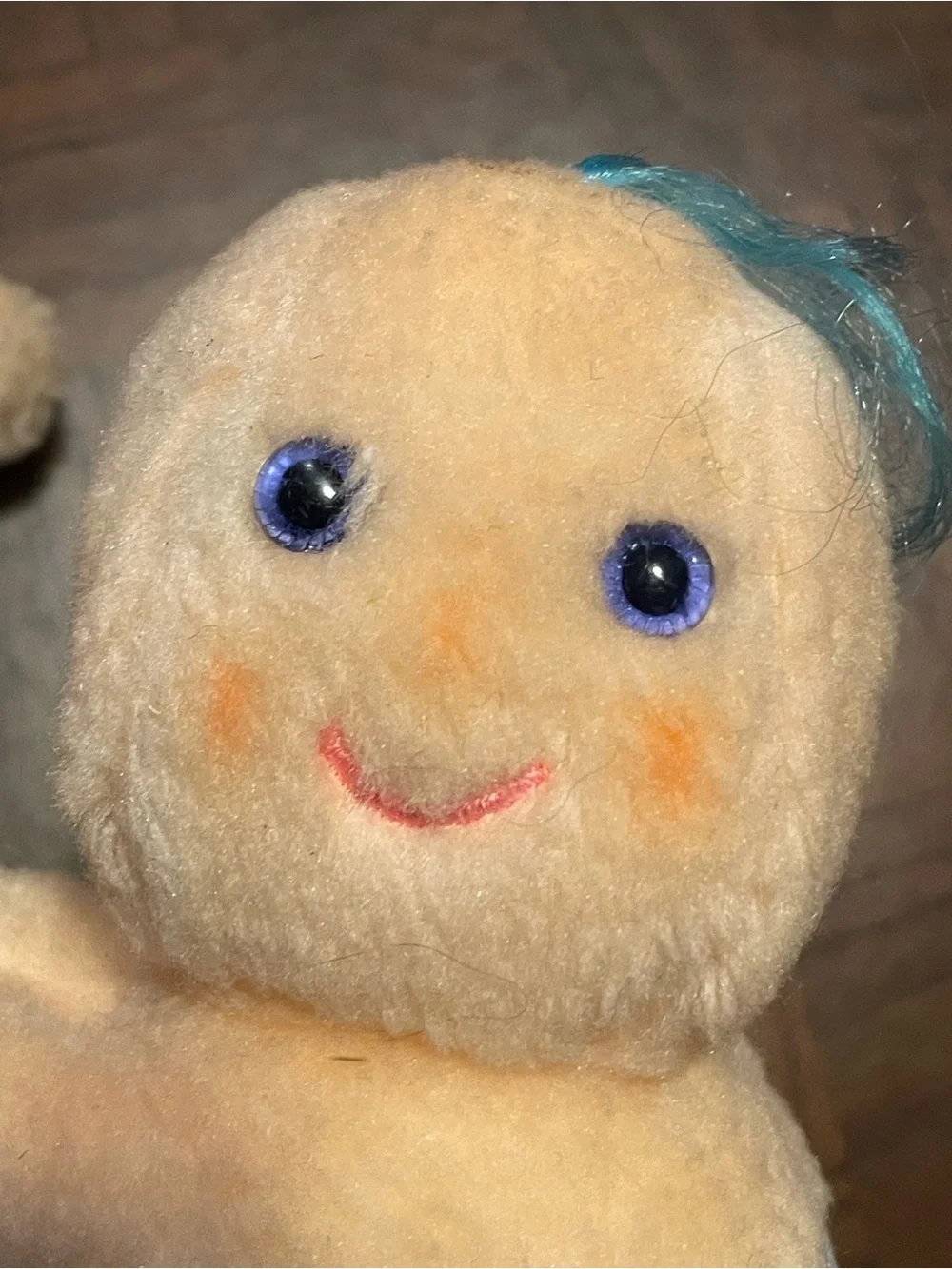 Hallmark Tuggins 1984 Vintage Plush Toys Blue & Pink, 7-inch
